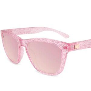 Knockaround Kids Premiums Pink Sparkle Polarized Sunglasses, New